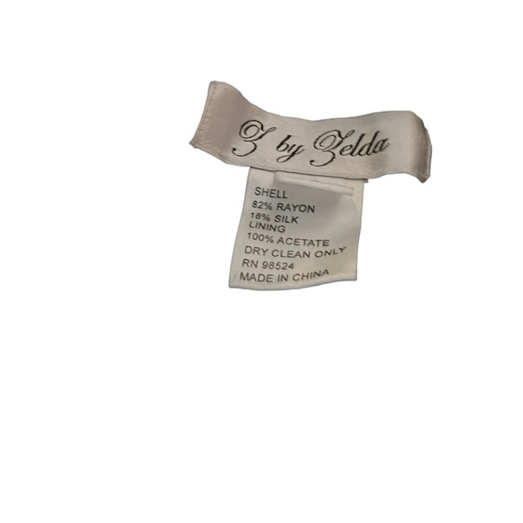 Z by Zelda Black Velvet Pants Size 6 Back Zip - Picture 5 of 5